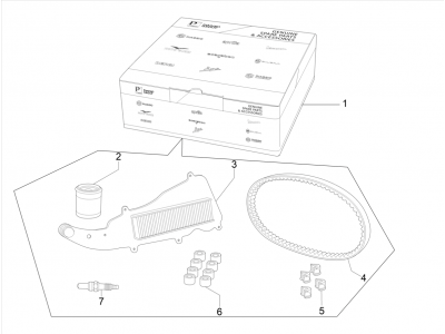 Complete wear and maintenance kit